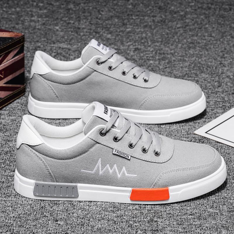 帆布鞋男2025冬季新款男鞋韩版百搭休闲鞋男士潮流运动鞋低帮板鞋