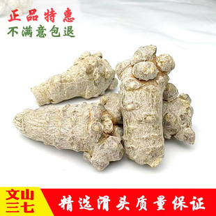 云南文山春三七正品特产20头30头40头60头500g滑头田七可打三七粉