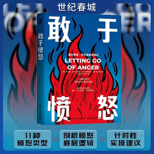 敢于愤怒 正确发脾气 更有利于解决问题 11种愤怒类型 一次读懂你为何情绪失控 发脾气告别内耗心理学书籍WX