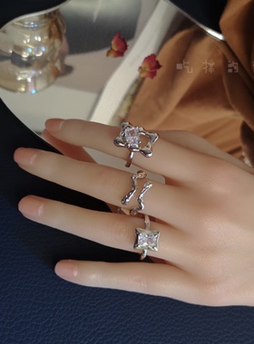 特色开口高级感戒指冷淡风指环戒