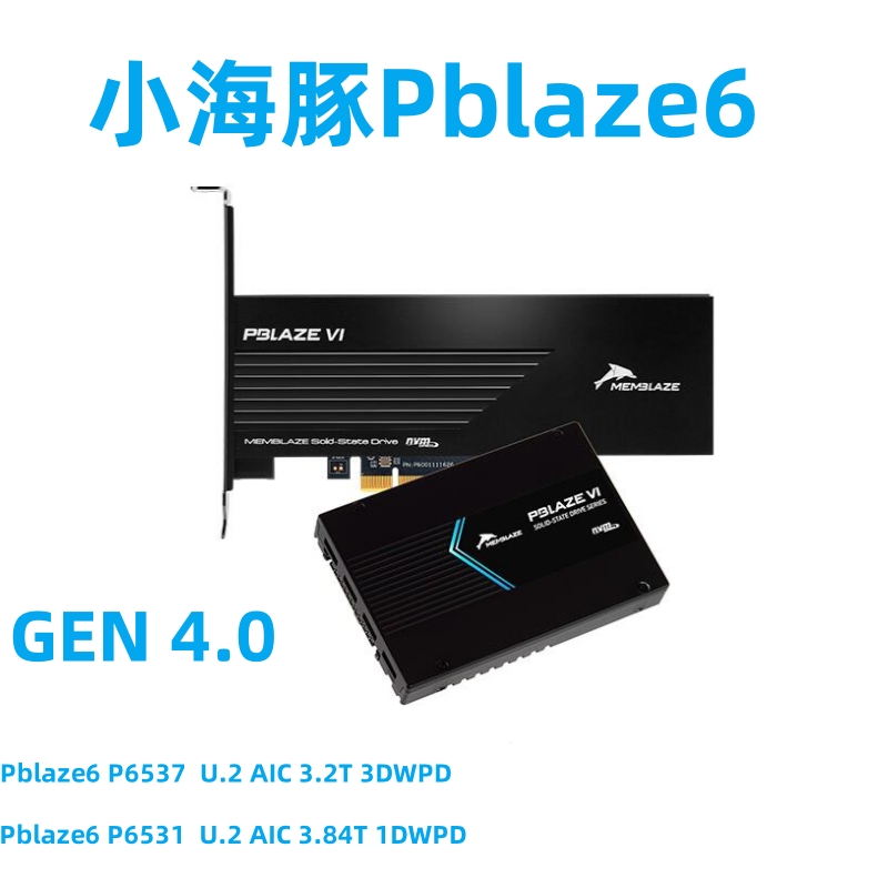 小海豚 Pblaze6 6531 /6537 3.2T 3.84T GEN4 PCI-E4.0企业级硬盘