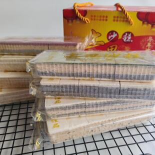 上思特产沙糕芝麻黄豆铁观音味手工制作无添加160g左右每条4条起