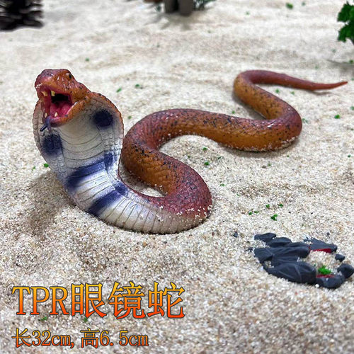 TPR仿真眼镜蛇软胶环保无异味