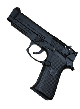 合金伯莱塔M92金属枪模型仿真抛壳合金男孩玩具枪1:2.05不可发射