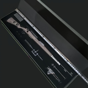 1:2.05抛壳98K狙击步枪模型金属合金模型玩具枪军事摆件不可发射