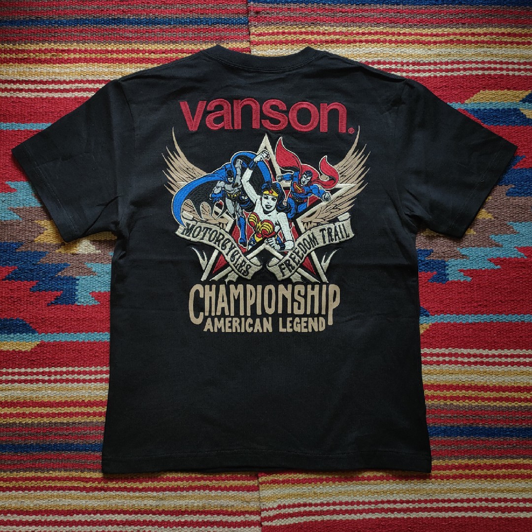 vanson合作款刺绣t恤