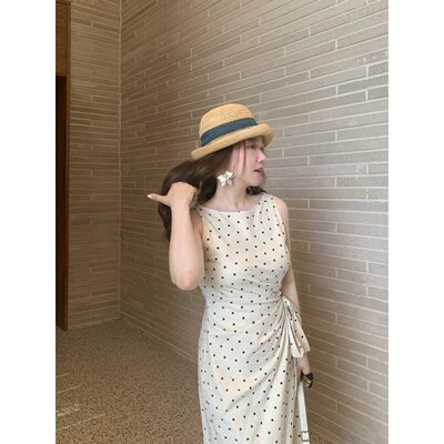 theWangs亚麻无袖收腰背