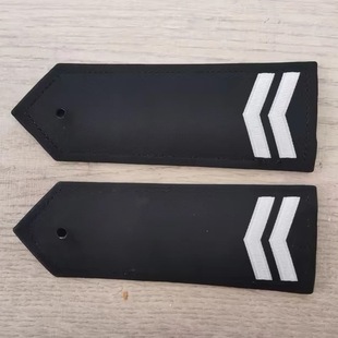 安保标志学员学生一拐套筒肩章实习辅助二拐弧形硬布简章肩牌