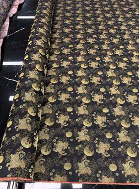 【一夜豹富】织金真丝宋锦140门幅40姆米 半米链接 不退货