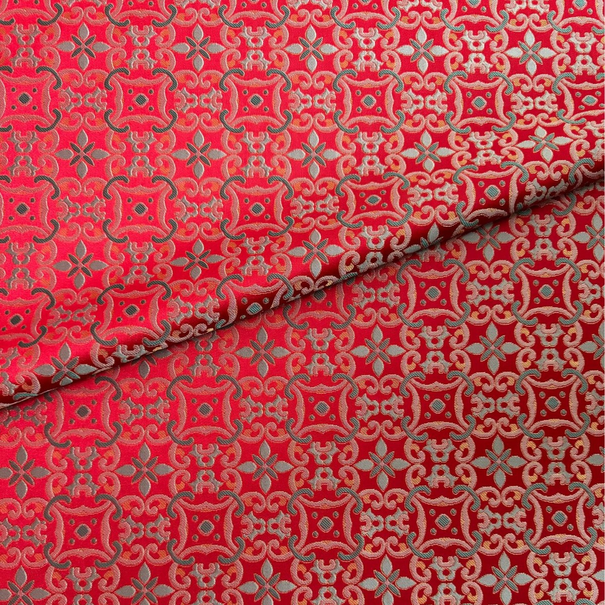 经典称心如意仿宋锦提花面料 新中式马甲旗袍汉服连衣裙箱包抱枕