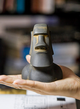 北欧创意复活节岛石像工艺品小摆件纯手工客厅公室桌面装饰摆件