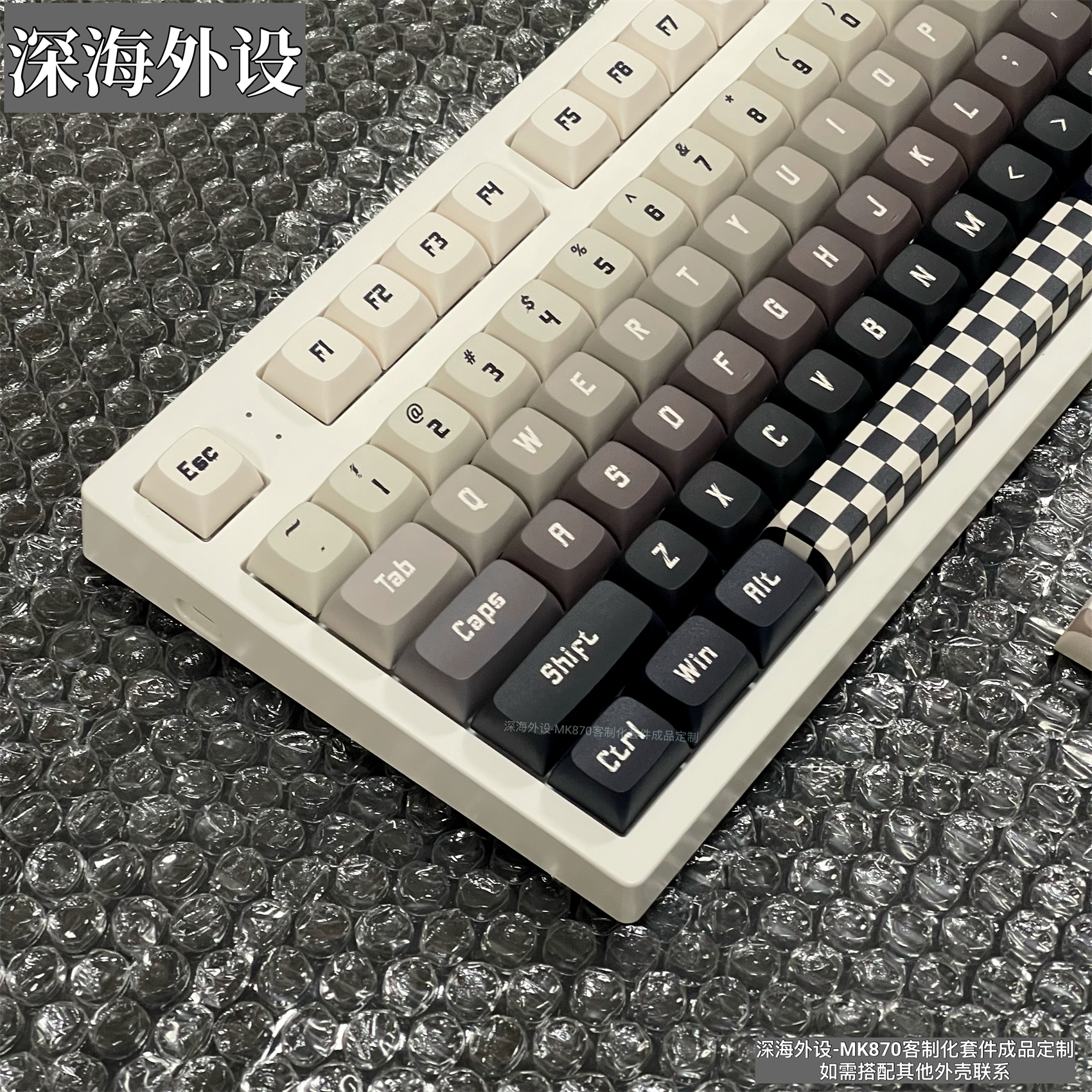 XDA离愁键帽腹灵MK870成品无线定