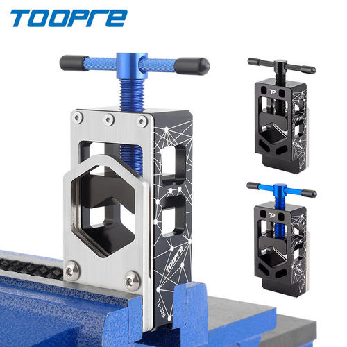 者TOOPR自行车前叉截管固定器公路车碳纤维截管工具座杆切割锯弓
