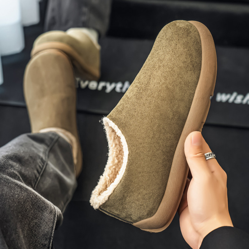 勃肯棉拖鞋男冬季加绒保暖包跟棉鞋男士外穿防水防滑厚底包头拖鞋,流行男鞋,包头拖,淘宝优惠券,粉丝福利购,淘宝优惠卷