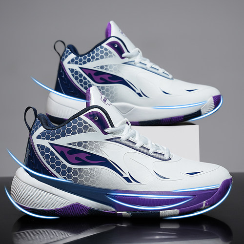 篮球鞋男冬季青少年实战训练大码男鞋46运动47减震48男生高帮球鞋