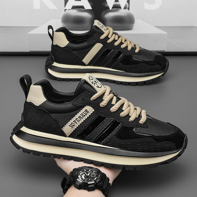 莆田男鞋冬季2025新款男士潮牌高级感休闲运动鞋厚底阿甘老爹潮鞋