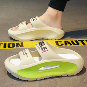 拖鞋男2023新款夏季运动厚底踩屎感休闲防滑夏天户外穿椰子沙滩鞋