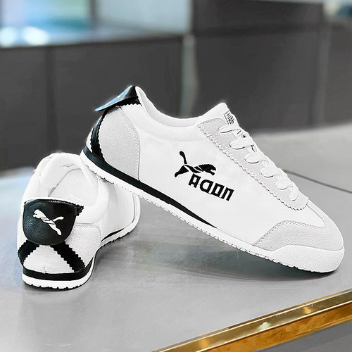 阿甘男鞋2025新款冬季欧洲站休闲小白板鞋青少年跑步运动爆款潮鞋