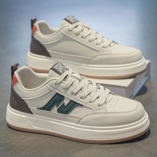 春季 青少年户外休闲运动小白鞋 男士 低帮板鞋 厚底防滑韩版 莆田男鞋