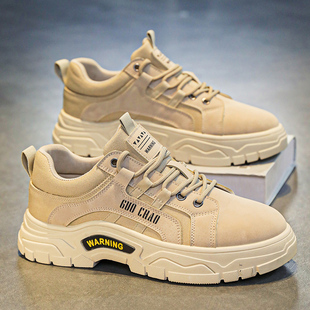 男鞋春季耐磨厚底上班工作轻便劳保潮鞋男士绝缘焊工休闲运动板鞋