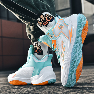 篮球鞋男款2025新款防滑耐磨运动鞋青少年初中生专业训练实战球鞋