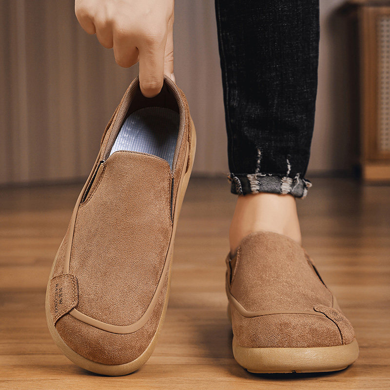 豆豆鞋男款冬季百搭英伦风商务男士休闲皮鞋一脚蹬开车软底乐福鞋,流行男鞋,单鞋,淘宝优惠券,粉丝福利购,淘宝优惠卷