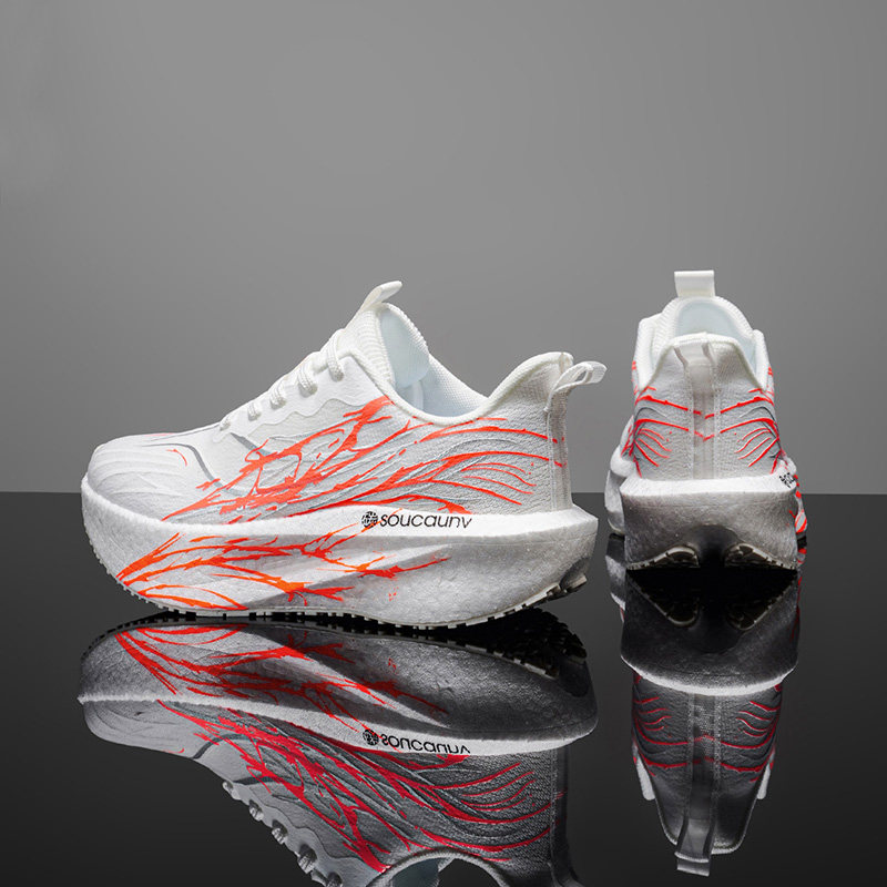 男鞋2026新款春季防滑防臭耐磨减震碳板鞋初中生跑步竞速运动潮鞋,流行男鞋,时尚休闲鞋,淘宝优惠券,粉丝福利购,淘宝优惠卷