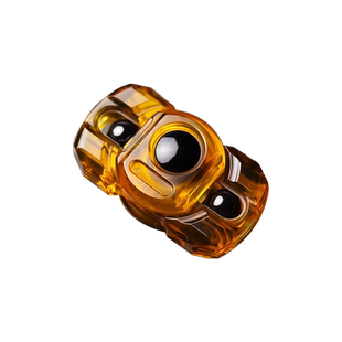 玩吾乐志EDC 行军 按钮钢珠指尖陀螺机器人系列解压金属玩具