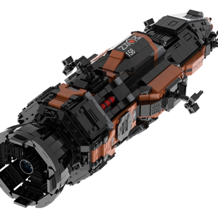 MOC泰坦陨落大型高难度拼图高颜值组装 成人飞机形星球大战积木