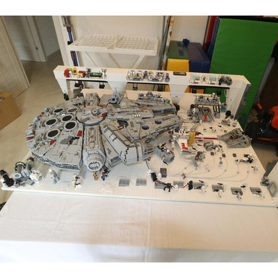 MOCUCS 霍斯 Hangar军事模型高难度积木超级飞船成人星球大战积木