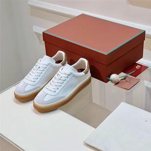 高定版型LP德训鞋2025春秋新款小白鞋男女柔软真皮百搭休闲板鞋潮