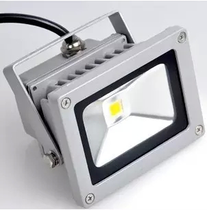 船用电瓶直流 12V 24V 220V 10WLED投光灯 户外防水 探照灯 射灯