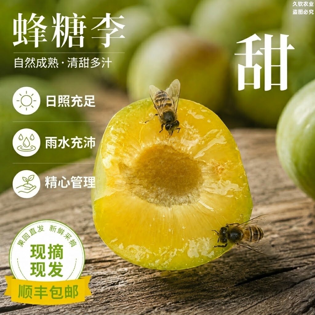 正宗蜂糖李贵州李子顺丰包邮脆甜李果农直发自然成熟应季果孕妇果