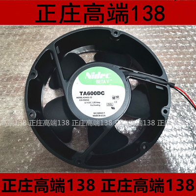 NidecTA600DC大风量直流风机 暴力金属散热风扇A34453-33 17CM12V