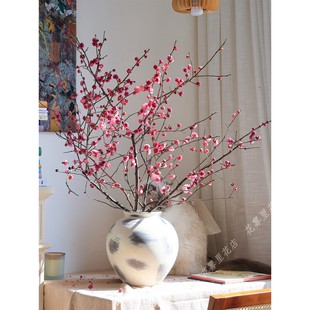 春梅鲜切枝【这是真的鲜切花!】红梅带花苞发货水养插花顺丰包邮