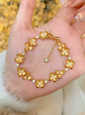 链女气质百搭时尚高级感钻石镶