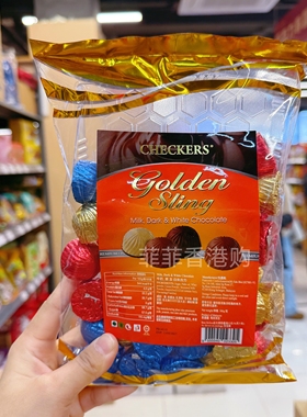 香港代购进口马来西亚Checkers杂锦朱古力/杏仁朱古力每袋500g