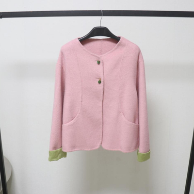 双面呢大衣女短款2025新