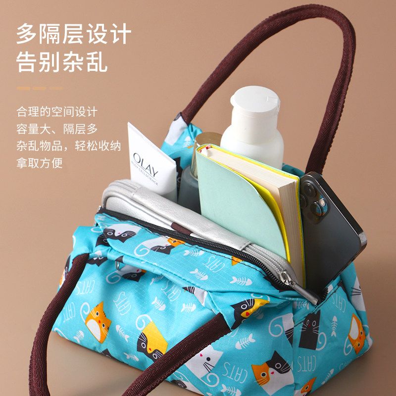 妈妈通勤手提包轻便小迷你拎包防水牛津布中年女士上下班妈咪小包