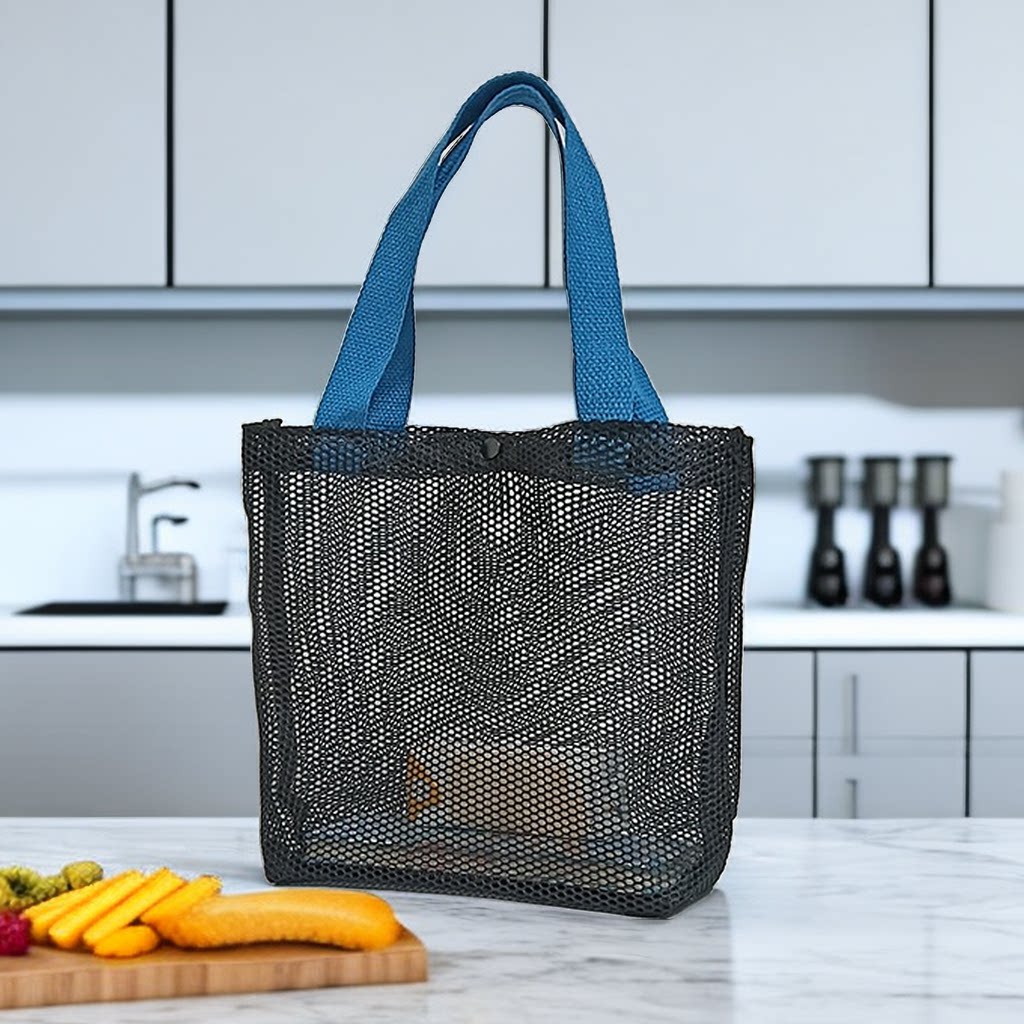 我的妈妈手提包中年轻便小巧款镂空网袋妈咪上班拎袋午餐袋便当包