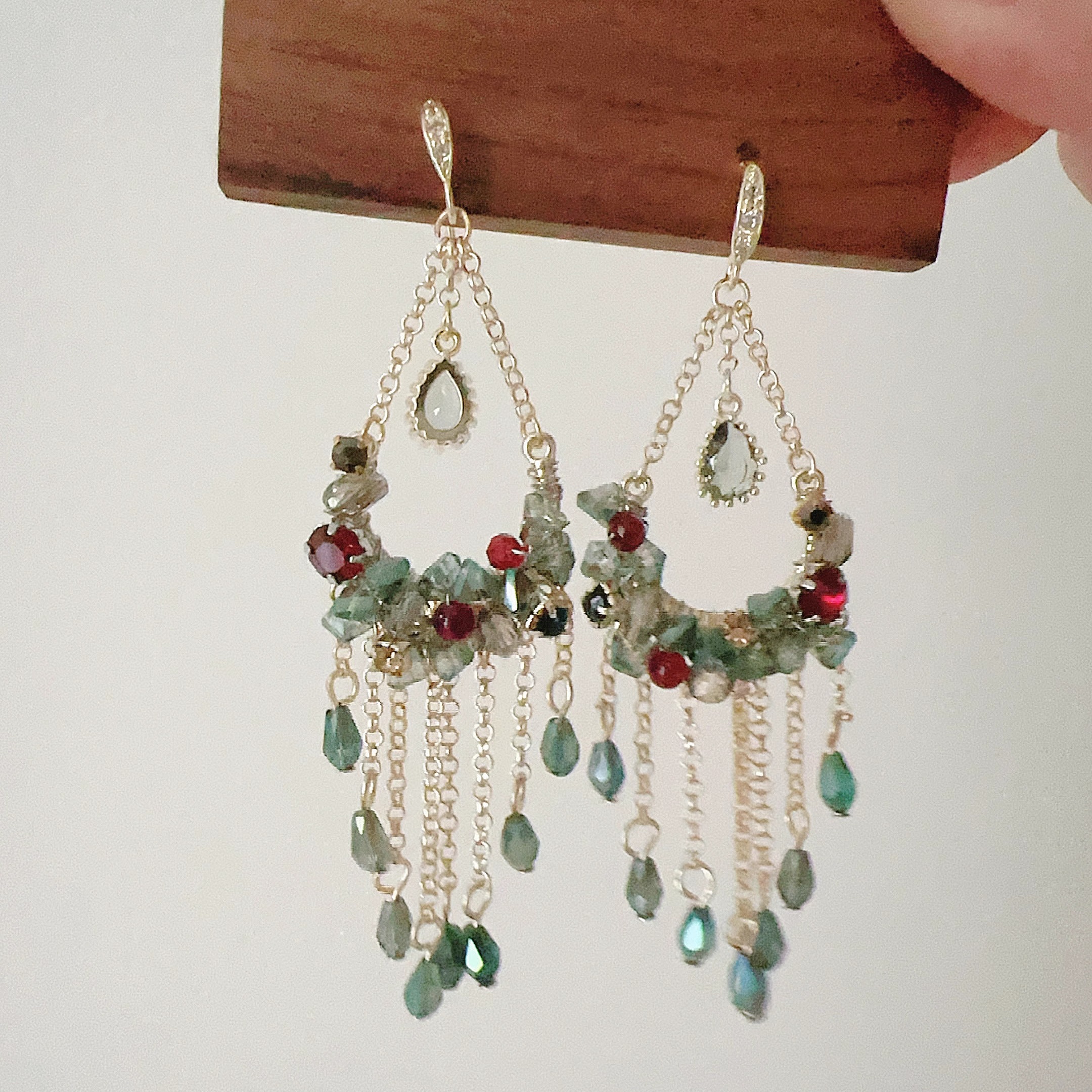 方圆脸手作流光耳饰Margot百搭