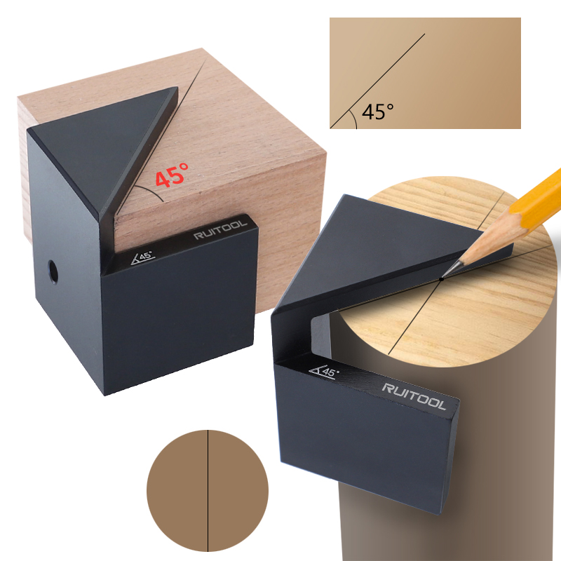 木工45划线圆形角度尺量规