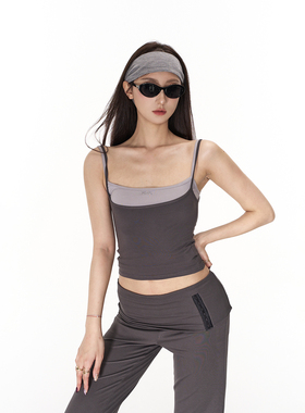 PEMPL·浅花灰色百搭简约风针织弹力运动气质发带发箍头套