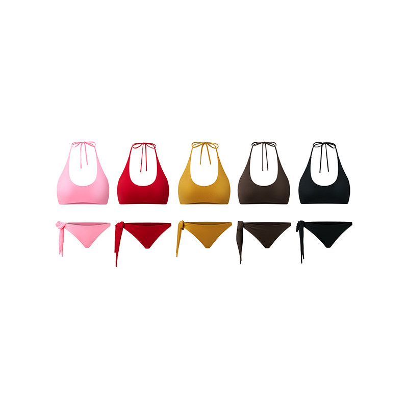PEMPL·海滨热浪 沙滩度假比基尼泳衣女性感三点式泳装分体两件套