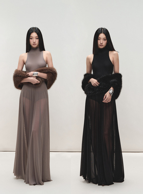 PEMPL 高级感优质环保时尚毛毛披肩女外搭围脖皮草