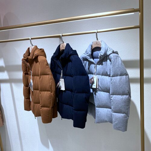 方仕25冬装厚款山羊绒男士羽绒服