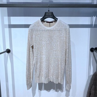 诺丁山 春夏薄款圆领 弹力透气百搭通勤休闲 修身针织男士长袖T恤