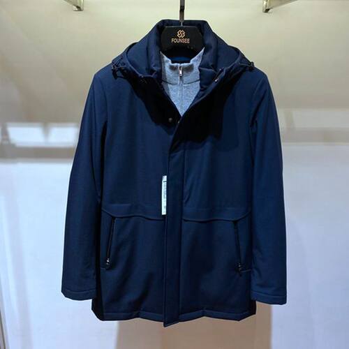 方仕正品founsee冬款藏青皮草