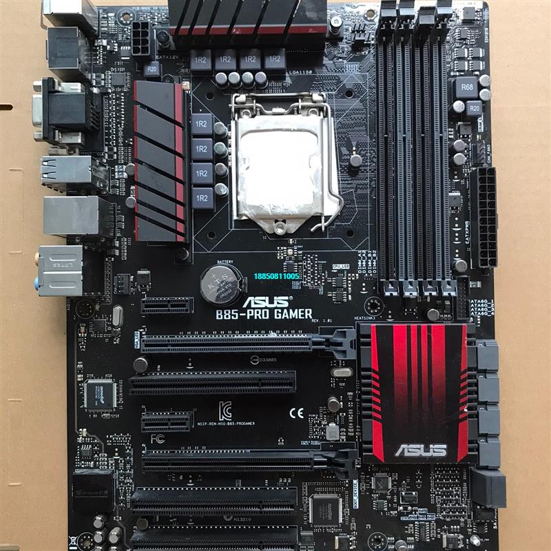 【议价】华硕B85-PRO GAMER主板，拆机b85大板，使用正常
