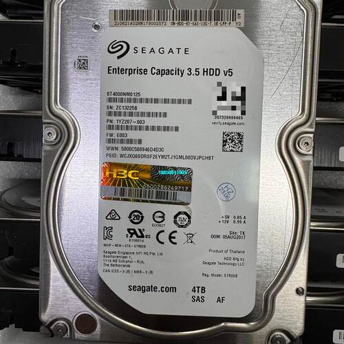 【议价】希捷4T SAS ST4000NM0025 成色新 不含硬盘